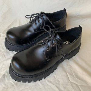 Koi Footwear Deacons of the Deep Platform Black Shoes
